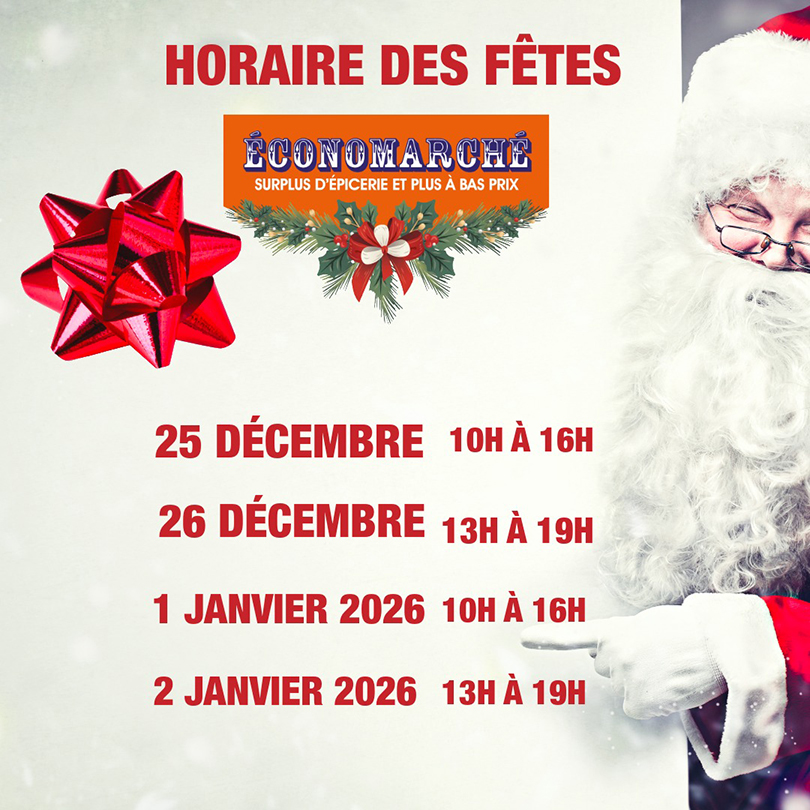 Économarché, situé à Acton Vale